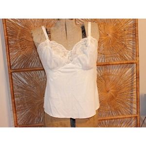 VINTAGE CAMI TOP,cami top lace,lorraine nightgown,lorraine slip